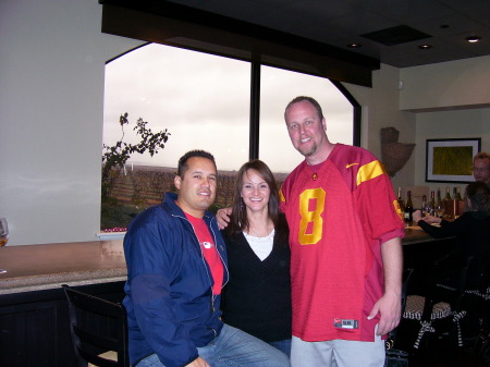 Wine Tasting-George, Monica & Paul