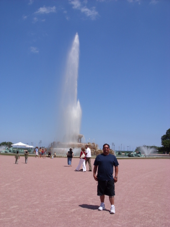 Lincon fountain in Chicago