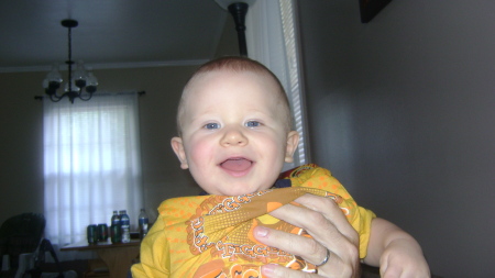 Nathaniel, grandson age 9 months