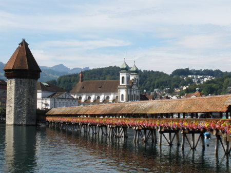 The Wooden Bridge at Lucerne