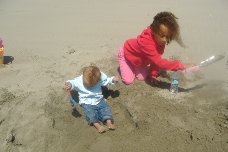 Girls at the Beach in Seaside