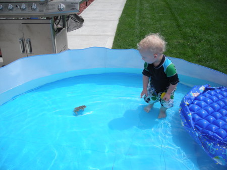 Michael and his frog