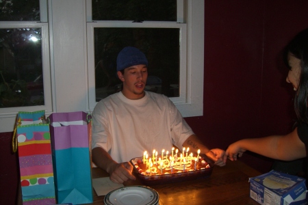 Christian on his 21st Birthday