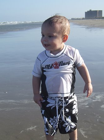 Paxton at beach Summer '08