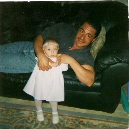 daddy and my 1st  daughter Gina Marie 2004