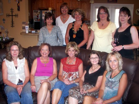 The girls at Stacy's house