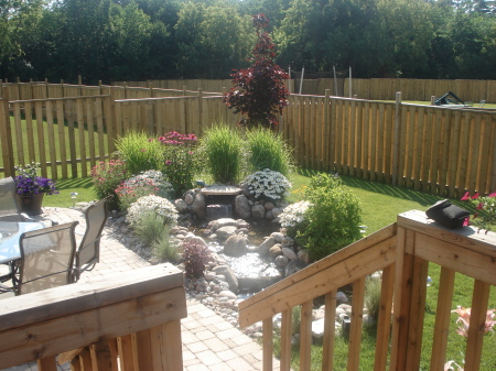 Pondless Waterfall design/install 2007