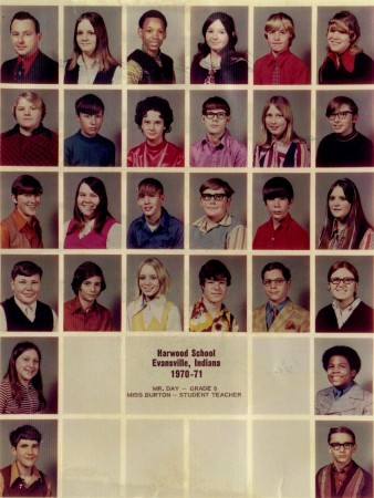 Mr. Days 8th Grade Class 1970-1971