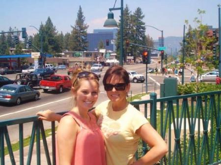 Megan and Mom at Lake Tahoe 7/08