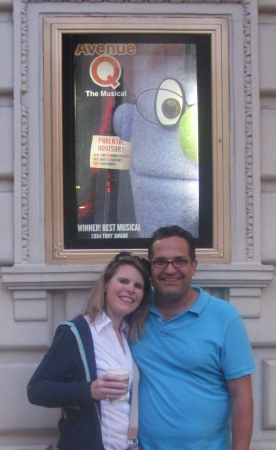 Us in NYC - Avenue Q