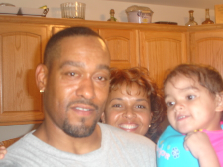 My husband, Al, me and Tori