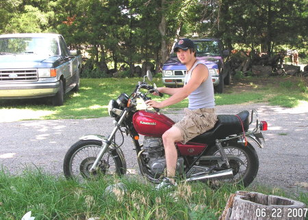 Jon's first motorcycle