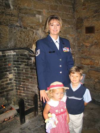 Me & the kids - MSgt Promotion