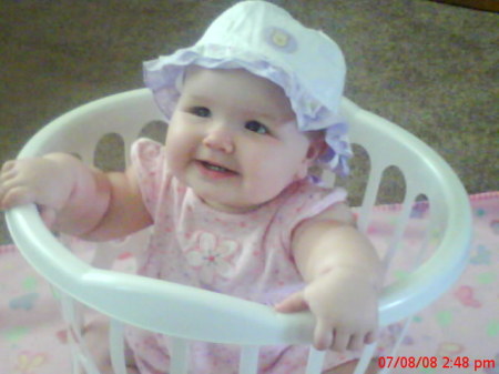 Cayley at 8 months