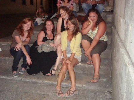 with my laydeez in Dubrovnik, Croatia