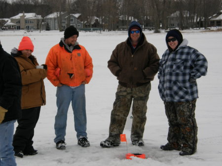 Ice Fishing on Foerst Lake Feb 2008