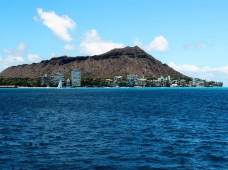 View of Diamond Head- Honolulu HA