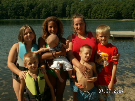 me and my 5 children and 1 niece