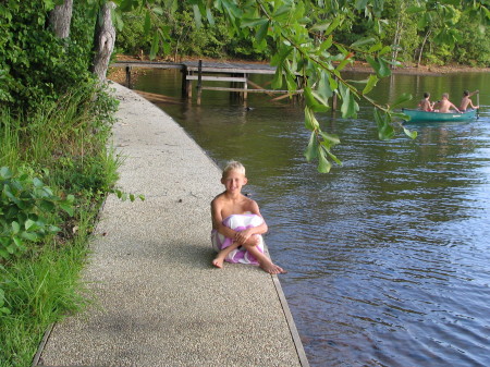Davis at the lake