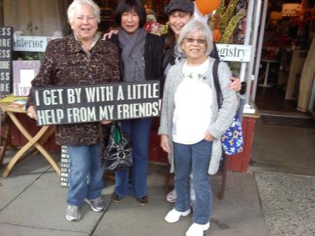 Barb Lenhart, Eileen Wang, Ida Steele and Trudy Higashi