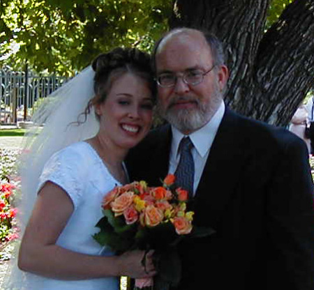 Daughter Lisa & Brent on her Wedding Day.