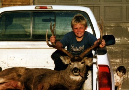 Dustin and my 2006 mule deer