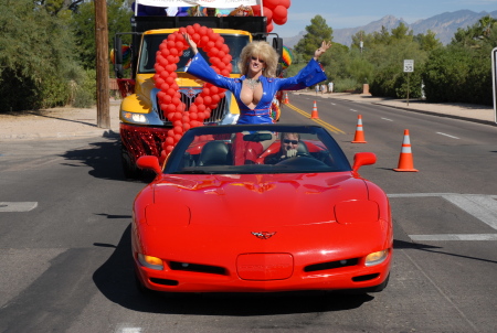 Me & my car at one of my parade appearances!