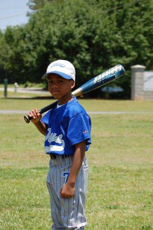 Melly doing the baseball thing.....