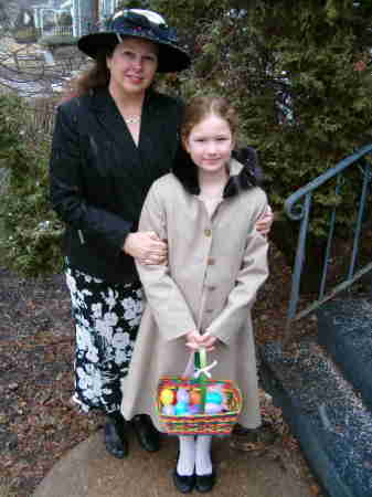 Youngest daughter and me at Easter 07