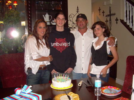 18th birthday party for my step son Justin