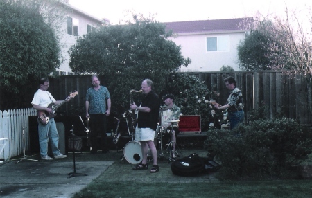 jamming at annes birthday party 2004