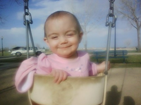 kaydences first swing ride