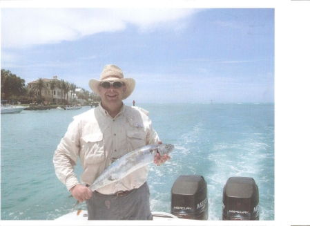 Bryan shows his recent catch in Sarasota Bay.