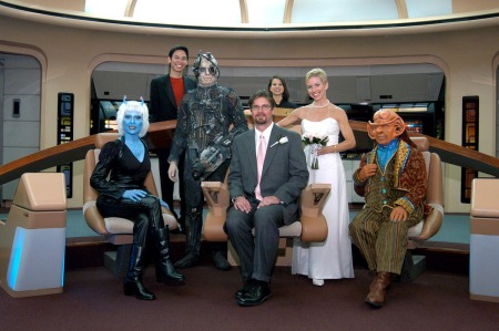 Our Star Trek Wedding Party