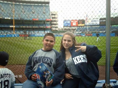 Yankee Stadium, yes we are yankee fans