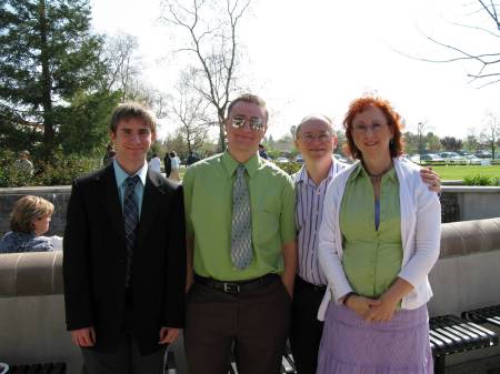 The family at Easter