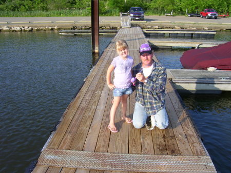 fishing with the daughter