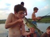 my lil man fishing :)
