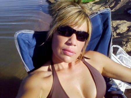 me..at the lake...