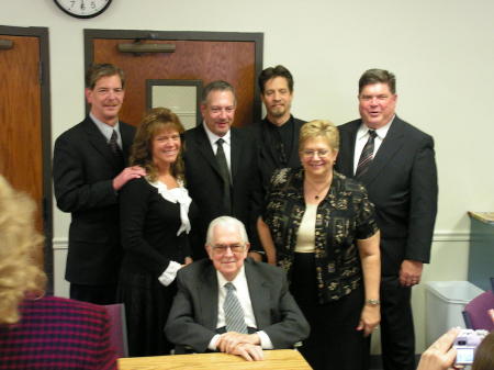 The kids with my Dad at Mom's funeral