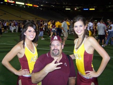 W/ ASU cheerleaders