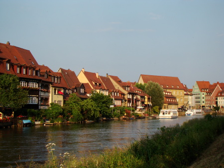 Little Venice in old town Bamberg