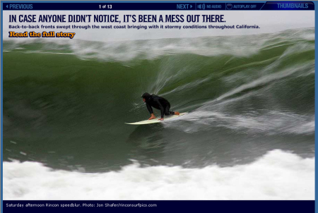 Top Story ~ Surfline January '08