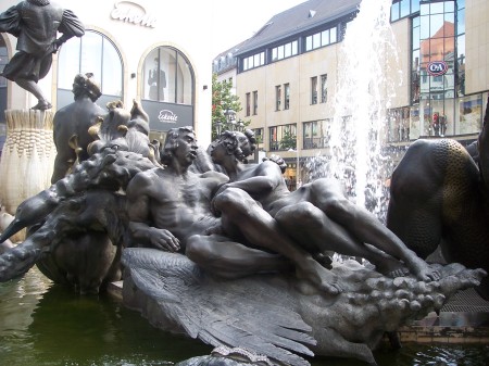 Marriage Fountain Nuremberg Germany