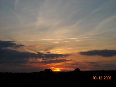 Johnstown, Ohio sunset