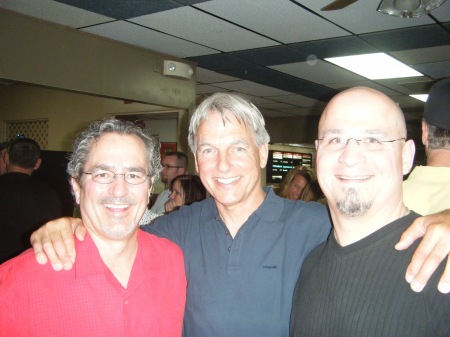 Joel, his boss (Dr. Conway), and Mark Harmon