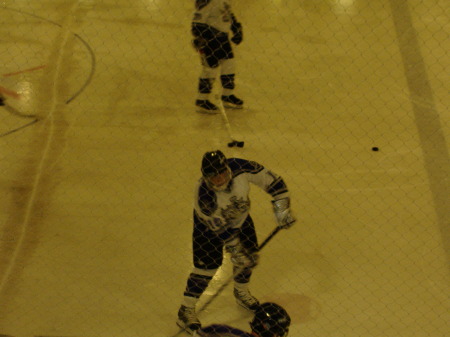 Me playing hockey in Greensboro