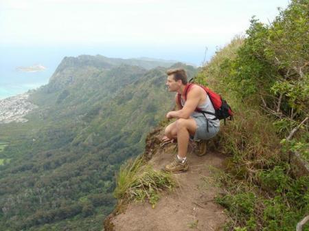 Overlooking Kuliouou Ridge in Hawaii