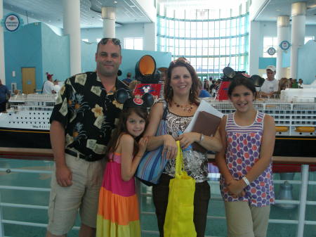 Begining of the Disney Cruise