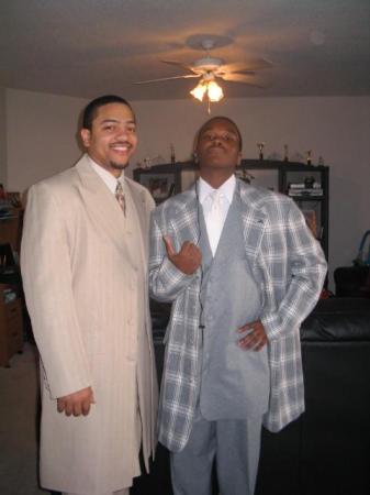 Me & Cory about to go to church